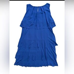 Jessica Simpson Royal Blue women’s dress new no tag size 6 flowy flowers